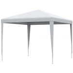 Aiapaviljon 270x270x254 cm Valge Metallraam