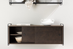 Seinakapp Pariis 121x35x48 Tumepruun