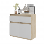 Elutoa kummut Noah 80x75x35 Valge Matt