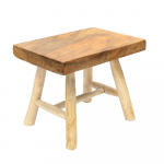 Puidust taburet Kediri tiikpuu