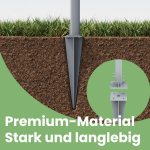 Maa ankur markiisile 11.5 x 11.5 x 46 cm hall