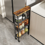 K&ouml;&ouml;giriiul ratastel 13 x 45 x 77 cm pruun