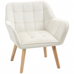 Mugav tugitool 67x62x71 cm Kreemjas