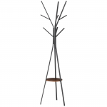 Riidenagi jalaga 45x45x180 cm must pruun