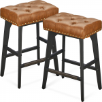 Baaritoolid 2 tk 44x32x66 cm Pruun