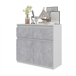 Elutoa kummut Noah 80x75x35 cm Valge