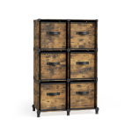 Kapp riiul sahtlitega pruun