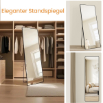 Jalaga peegel 160 x 50 cm Tintmust