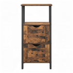 &Ouml;&ouml;kapp sahtlitega 30x30x80 cm pruun must