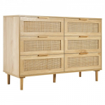 Kummut sahtlitega 110x40x75.5 cm pruun
