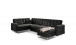 Nurgamoodul Asgard U 326x202x93 cm Must
