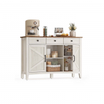 K&ouml;&ouml;gikapp 40&times;114.5&times;80 cm Vintage Valge pruun