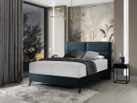Voodi Safiro 160x200 178x130x215 cm Tumesinine