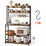 Avatud k&ouml;&ouml;giriiul 40x80x170 cm pruun