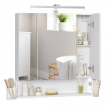 Vannitoakapp peegliga 70x16.5x75cm valge