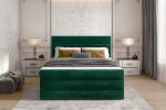 Voodi Cande 180x200 180x133 cm Tume Roheline