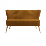 Kahekohaline diivan 123 cm pruun