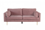 Kolmekohaline diivan Boom 84x86x200 Roosa