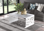 Kohvilaud RINA 100x60x45 cm Valge