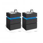 Magamistoa &ouml;&ouml;kapp valgustusega 2 tk 35 x 40 x 55 cm