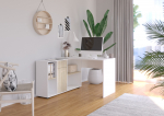 Nurgalaud ELISEO 121.4x75.3x120 Valge