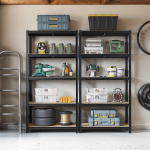 Metallist laoriiul 50 x 100 x 200 cm Must