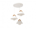 Rippvalgusti Almitara 64x110x64 cm Valge