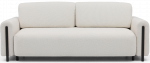 Diivan Arcadova Must 244x97x97 cm Valge