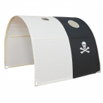 Lastevoodi tunnel 90x70x100 cm must