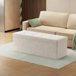 Esikupink 38 x 110 x 38 cm kreemvalge