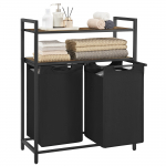 Pesukorvid 73x33x92 cm Must