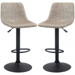 Baaritoolid 42x47.5x90.5-111.5 Beež