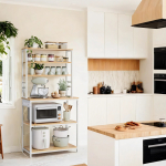 Avatud k&ouml;&ouml;gikapp 40 x 80 x 167 cm Kuldne