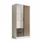 Riidekapp Neri 100 102x200x51 cm Valge