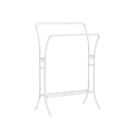 Riidestange metallist 46 x 100 x 155 cm valge