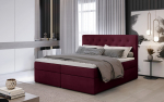 Boxspring voodi Loree 140X200 140x215x115 cm Punane