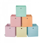 Hoiukorv 6 tk 33 x 33 x 33 cm Lavendel