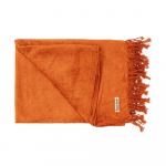 Puuvillane pleed 130 x 170 cm roostepruun