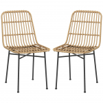 Metallist aiatoolid 57x45x83 cm Kollane