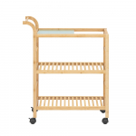 Serveerimisk&auml;ru ratastega 35x65x80 bambus