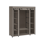 Riidest riidekapp 45 x 150 x 175 cm taupe