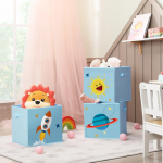 Hoiukastid 3tk 30x30x30cm sinine