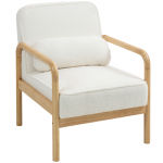 Tugitool 67x80x83 cm valge pruun