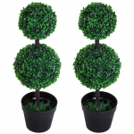 Kunstlilled 23x67 cm Roheline ja Must