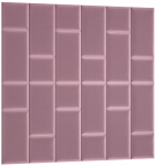 Polsterdatud Seinapaneel Quadratta 180x180 180x180 cm Virsikutooni