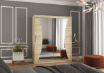 Liugustega Riidekapp CHARLOTTE 180 180x215x58 cm Sonoma