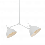 Rippuv laevalgusti Coben Two Head valge