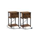 &Ouml;&ouml;kapid 2tk AC USB pistik pruun