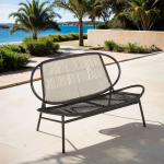 Aiapink 70x138.5x79 cm Must PE rotang