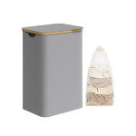 Pesukorv kaanega 90 L tuvihall